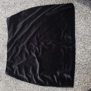 Express Black faux suede mini skirt. XS